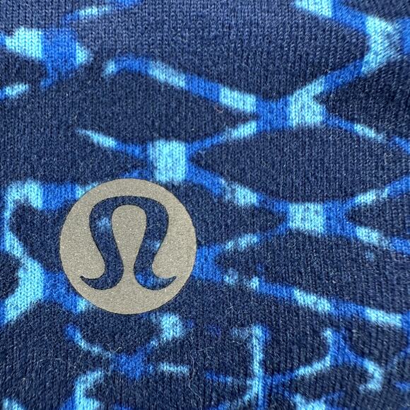 Lululemon Pure Practice Pant 7/8 Full-On Luon Samba Snake Kayak Blue Hero Blue 6 - Picture 3 of 5